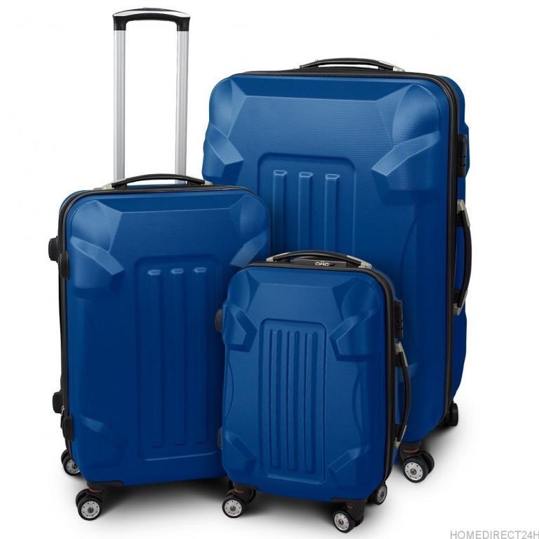 Zestaw Walizek Podróżnych ABS MOVEMANIA Naru 76 x 51 x 31 cm - Granatowy